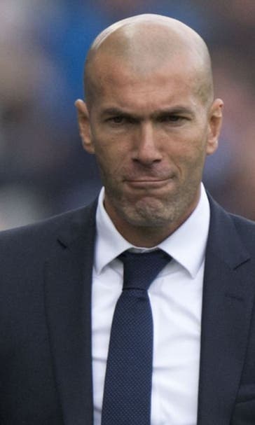 Watch Zinedine Zidane rip his pants mid-match